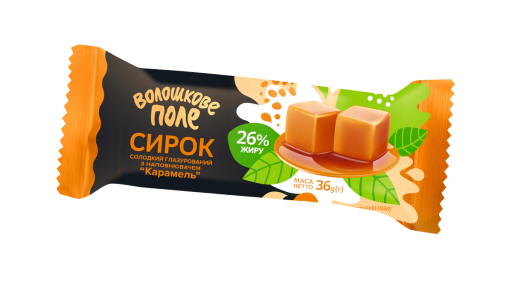 Cheese bar Chokolate glazed sweet with Сaramel