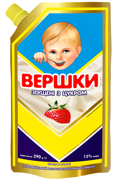 Вершки згущені з цукром 